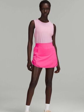 Lululemon hotty hot high rise skirt/skort. Sonic/hot pink. Size 2